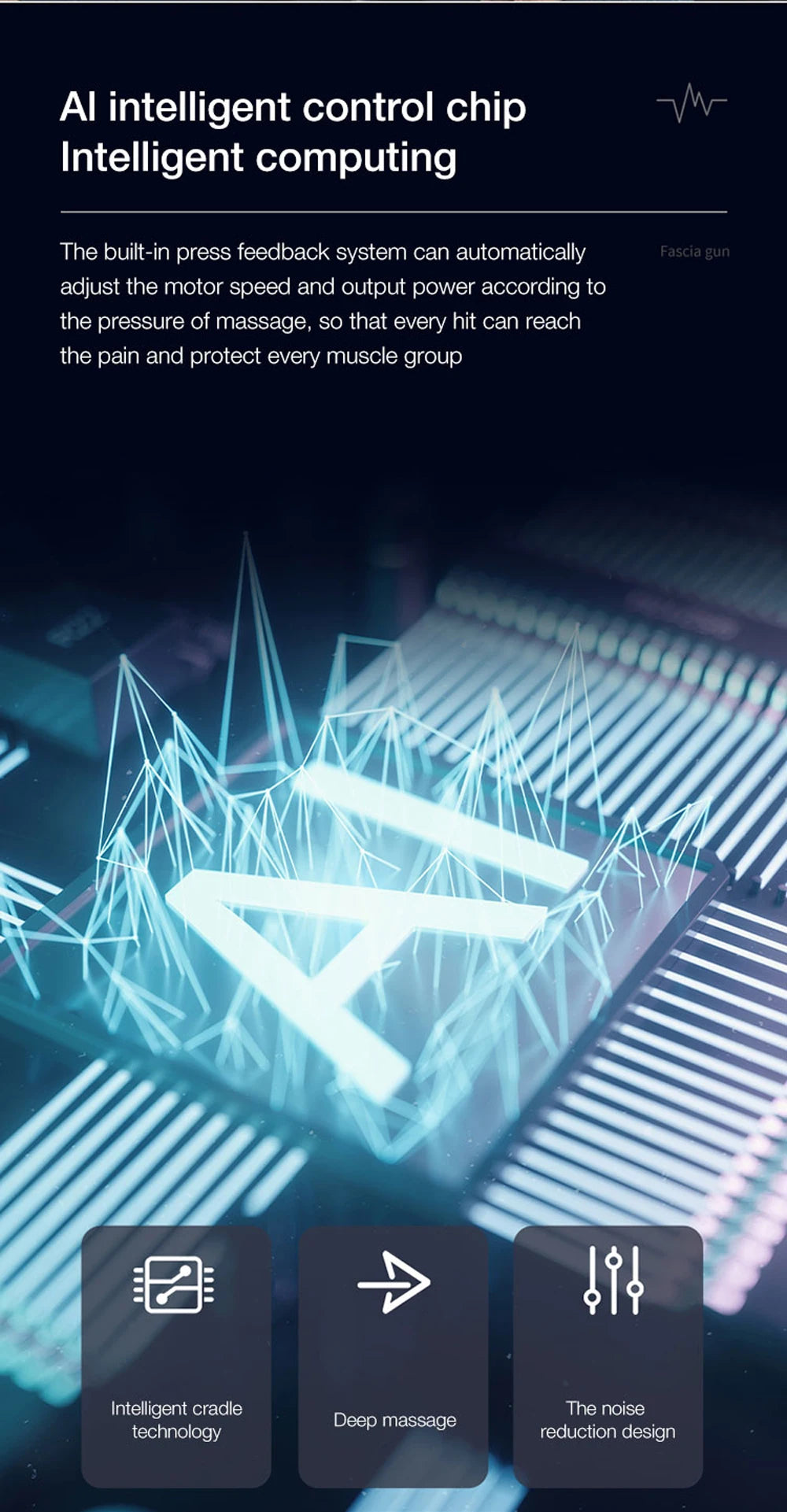 Electric Massage Gun 32 Level Fascia Gun Deep Tissue Neck Body Back Muscle Sport Massager Relaxation Pain Relief Exercise