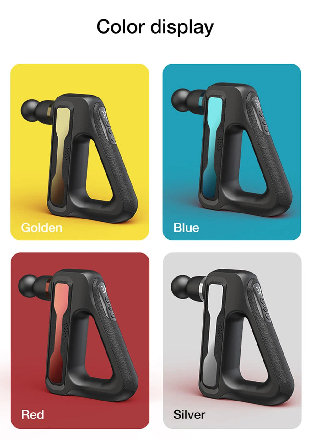 Electric Massage Gun 32 Level Fascia Gun Deep Tissue Neck Body Back Muscle Sport Massager Relaxation Pain Relief Exercise