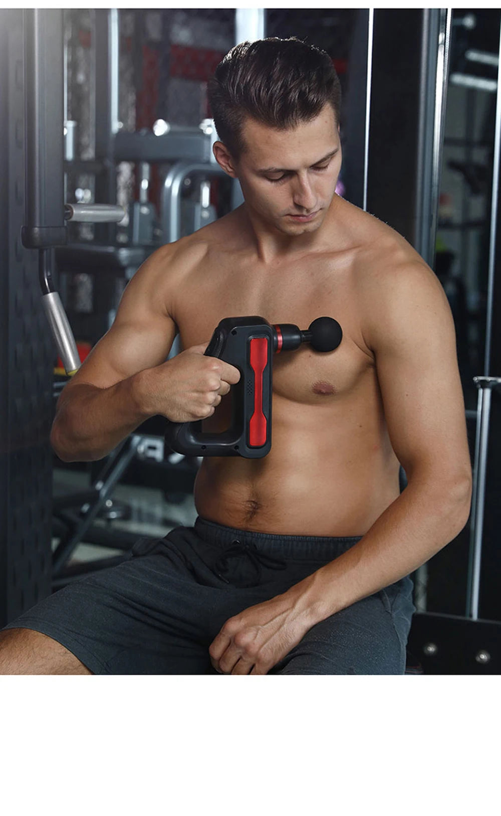 Electric Massage Gun 32 Level Fascia Gun Deep Tissue Neck Body Back Muscle Sport Massager Relaxation Pain Relief Exercise