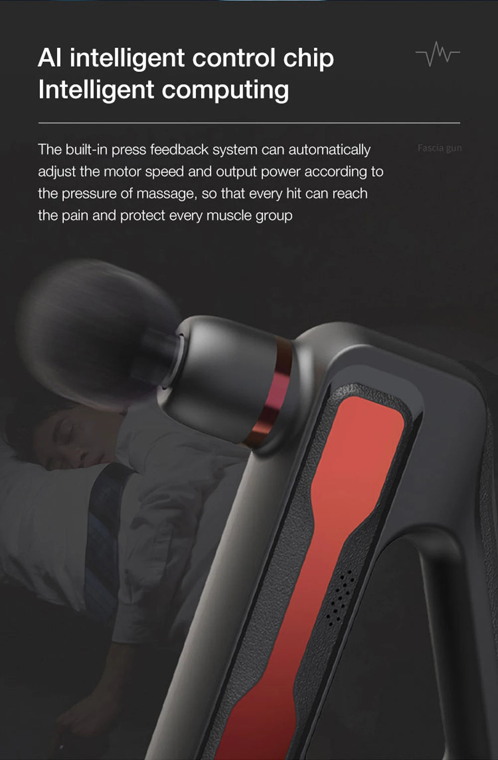 Electric Massage Gun 32 Level Fascia Gun Deep Tissue Neck Body Back Muscle Sport Massager Relaxation Pain Relief Exercise